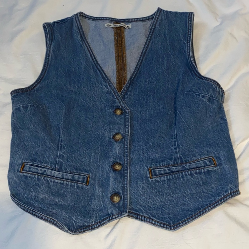 Abercrombie Denim Vest